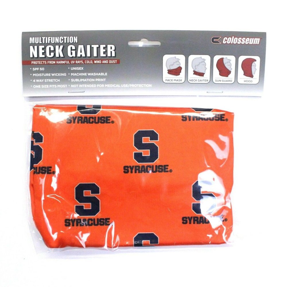 Colosseum Syracuse Orange Multifunction Neck Gaiter Face Mask - Adult Unisex
